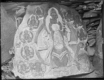 Carving on Chakpori 
